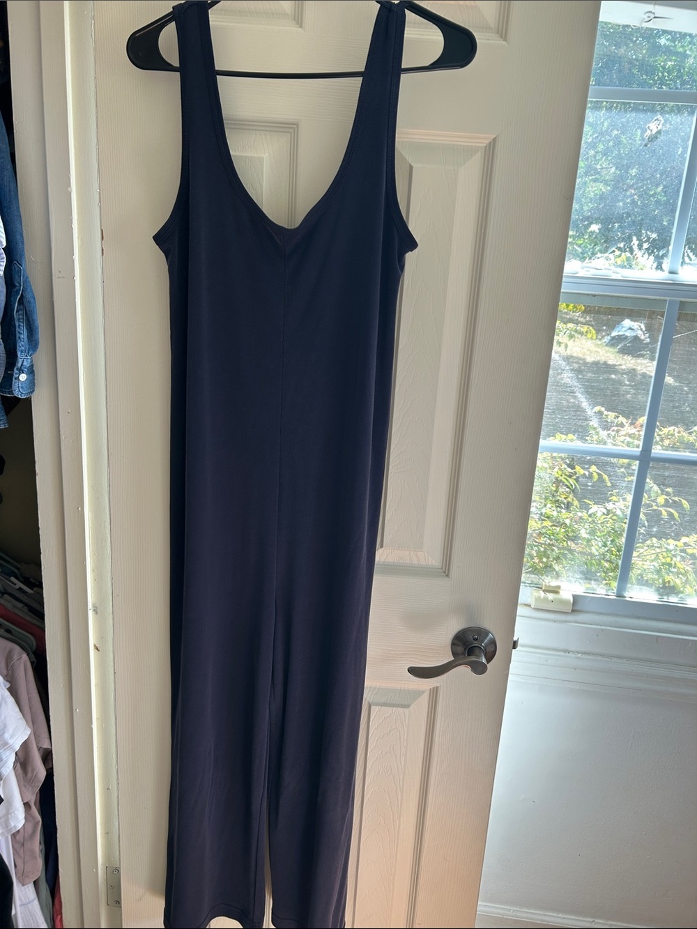Marine Layer Deep Navy Sleeveless Maxi Jumpsuit